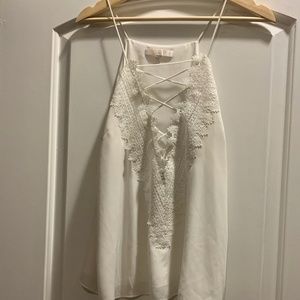 White WAYF Dressy Tank
